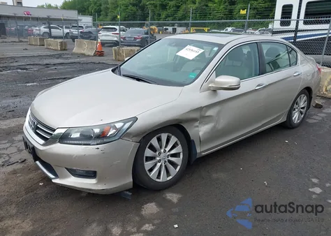 2014 Honda Accord Ex-L from USA, damaged, VIN 1HGCR2F81EA201548